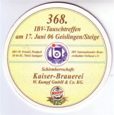 geislingen gp-bw kaiser 125 jahre 1b (rund205-368 ibv tauschtreffen 2006)